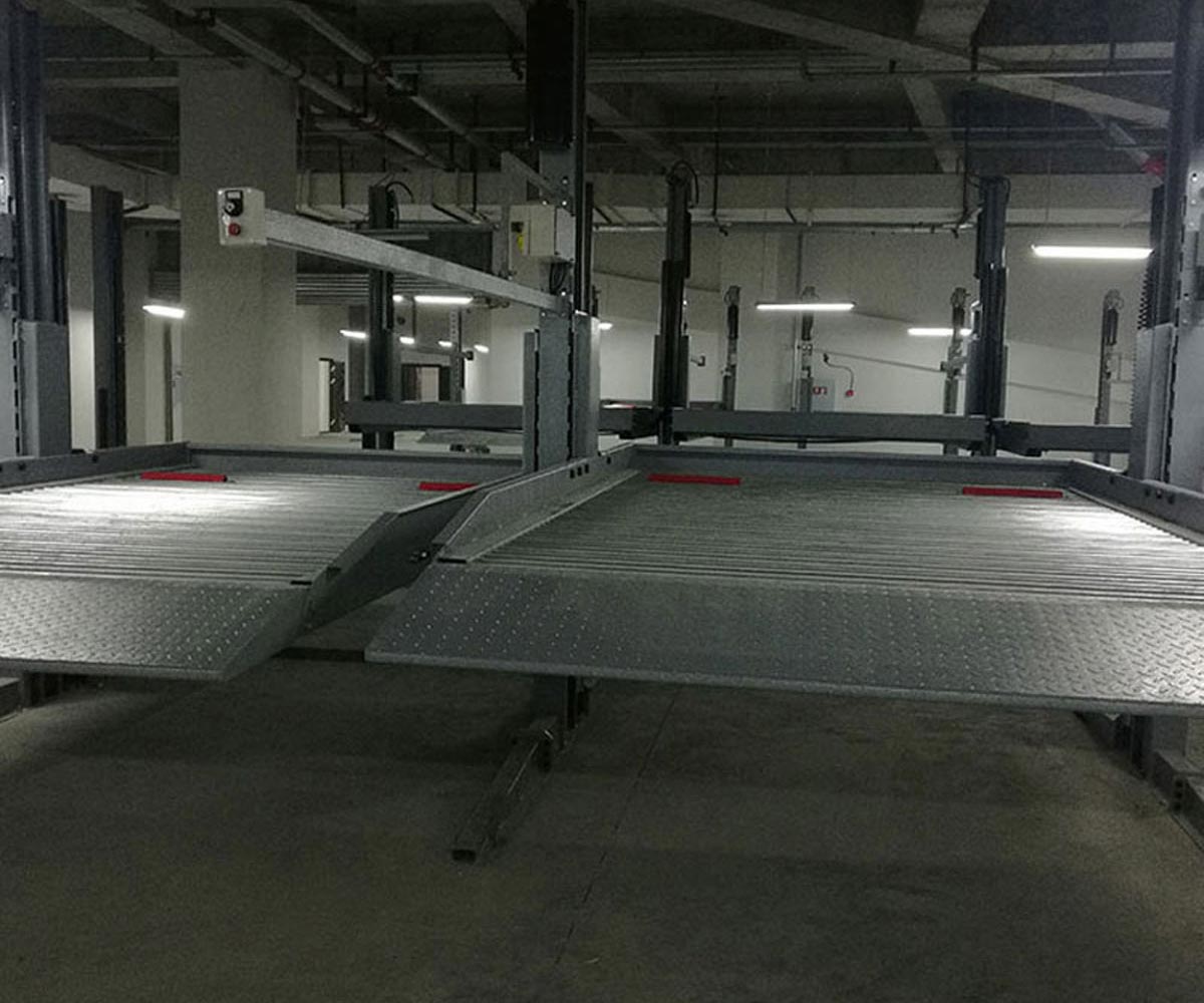 PSH左右橫移機械立體停車設備拆除